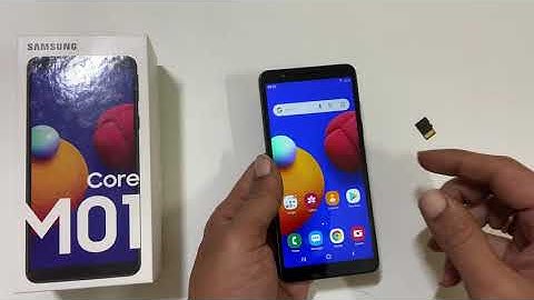 Samsung Galaxy M01 Core Insert SIM card and microSD card  Enable WiFi Calling
