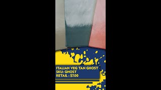 Italian Veg Tan - Ghost - Card Holder