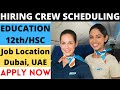Fly dubai latest hiring update  crew scheduling  indian aviation jobs