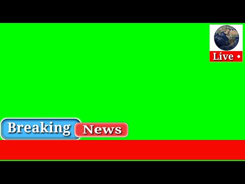 Free Breaking News Green Screen Animation Lower Bar Master Bhai