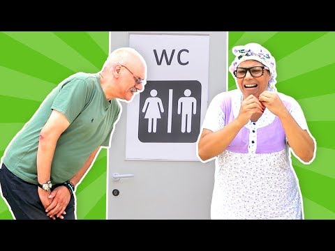 فوزي موزي وتوتي مراحيض عامة Public Restroom 