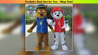 Best Seller Cosplay Paw Patrol Cartoon Costume Mascot Set Adult Clothing Commercial Activity Advert