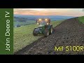 Pflügen | mit Lemken 3  Schar Pflug | John Deere 5100R