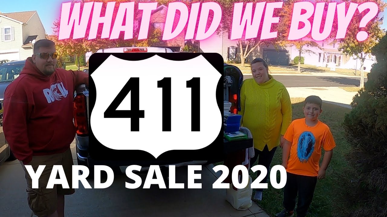 411 Yard Sale 2020 The Haul YouTube