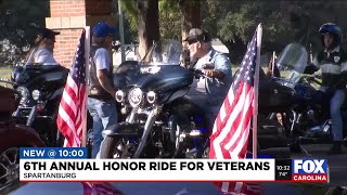 6th annual Honor Ride for Veterans held in Spartanburg County