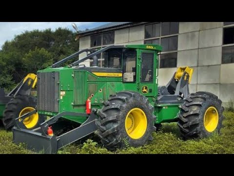 Работа John Deere 640l Ii Youtube 