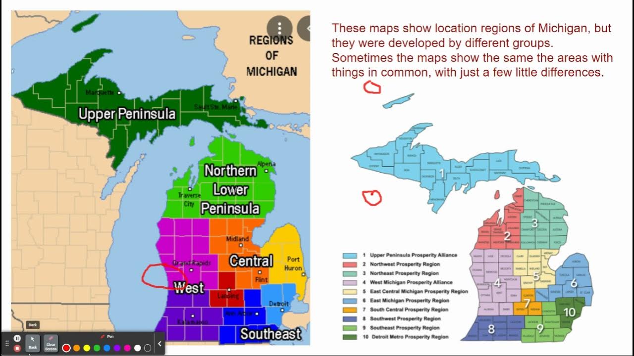 Regions of Michigan YouTube