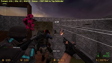 ZOMBIE ESCAPE MOD ON COUNTER-STRIKE: SOURCE, MAP: ZE_30_seconds, CSS