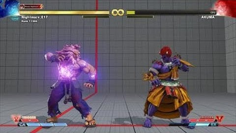 STREET FIGHTER 5 Kage V Trigger 1 Cross Up Stun Combo