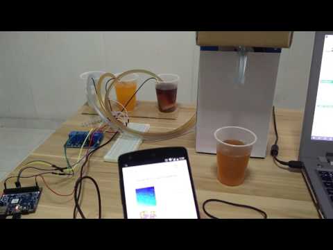 Drink Mixer and Dispenser - PHPoC Blue and Websocket