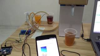 Drink Mixer and Dispenser - PHPoC Blue and Websocket screenshot 3