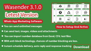 WA Sender 3.1.0 Latest version Download Now | Whatsapp Marketing software 2023 screenshot 4