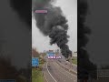 Coach carrying football fans set on fire on M6 near Birmingham