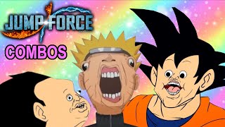 Jump Force Every Character Combos (All DLC Characters Included)