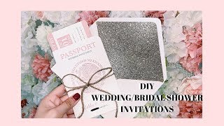 DIY WEDDING INVITATIONS | WEDDING SERIES | ASHLEYSALONSO