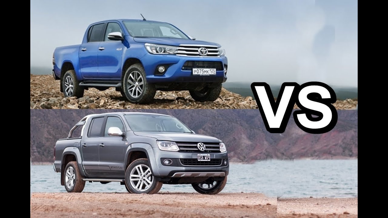 amarok vs toyota hilux youtube #2