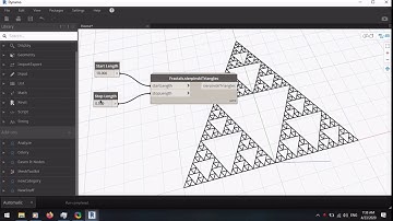 Dynamo Revit || Sierpinski Triangles || Easen It Nodes