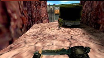 прострел девятка на карте de_nuke