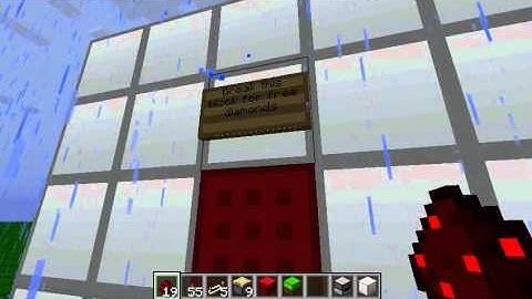 Minecraft redstone creation-Diamond Trap