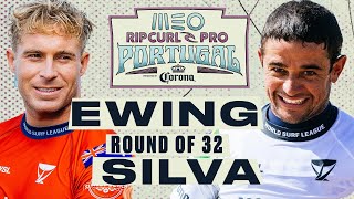 Ethan Ewing vs Deivid Silva | MEO Rip Curl Pro Portugal 2024  Round of 32 Heat Replay