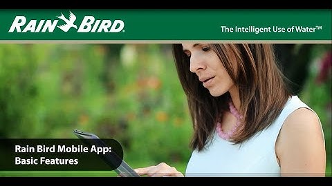 Rain Bird Mobile App - Basic Features (Hebrew)