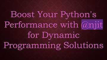 Boost Your Python