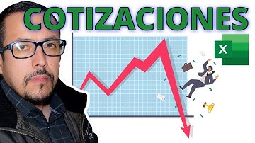 Cómo obtener cotizaciones en internet y exportar de CSV a Excel para gráficos en minutos.