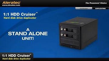 Aleratec 1:1 HDD Cruiser Hard Disk Drive Duplicator and Sanitizer w/Secure Erase part # 350103