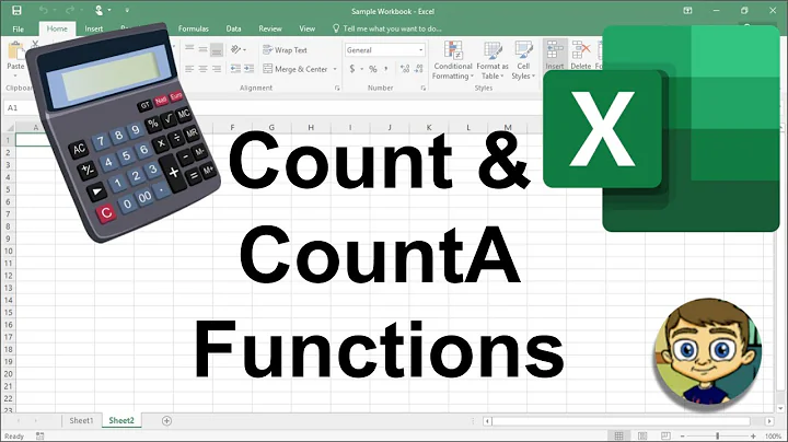 Using Count and CountA in Excel - Excel Tutorial