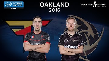 CS:GO - FaZe vs. NiP [Overpass] - Group B - IEM Oakland 2016