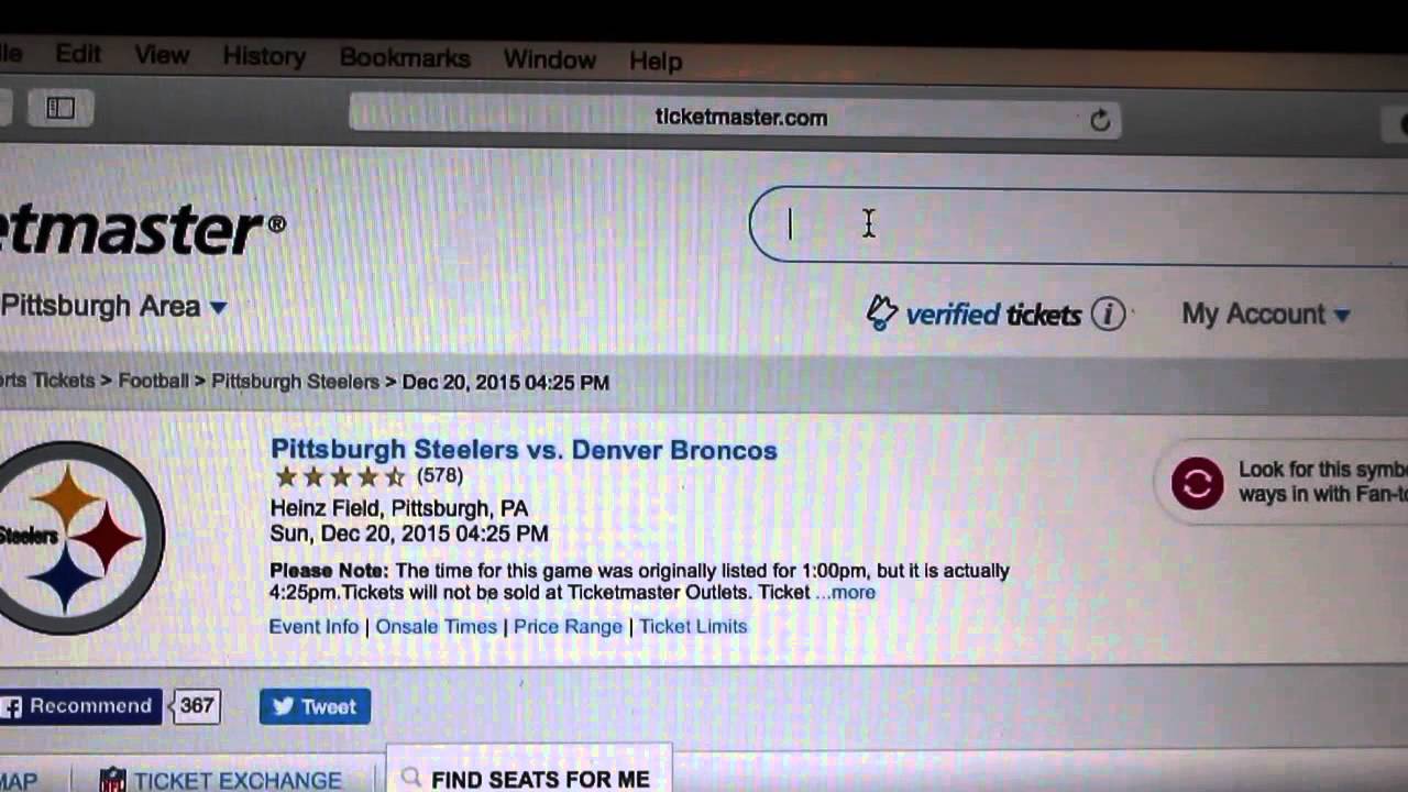 How-To buy some Pittsburgh Steelers or Penguin tickets - YouTube