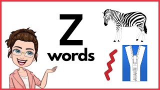 WORDS THAT START WITH LETTER Zz | 'Z' Words | Phonics | Initial Sounds | LEARN LETTER Zz