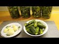 Малосольные огурцы на зиму. Вкусные и хрустящие, с ароматом чесночка! Эп. № 137