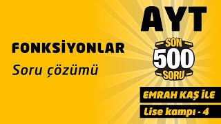 Lise Kampı - 4 | Emrah Kaş ile Fonksiyonlar #EvdeKal