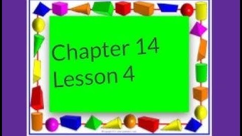 My Math Flip Chapter 14 Lesson 4