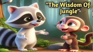 The Wisdom Of Jungle (Monkey and Raccoon)3d Cartoons Story | CARTOONS FOR KIDS