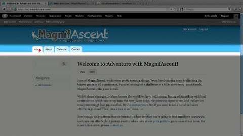 72. How to change view menu settings and add a header (a Drupal how-to)