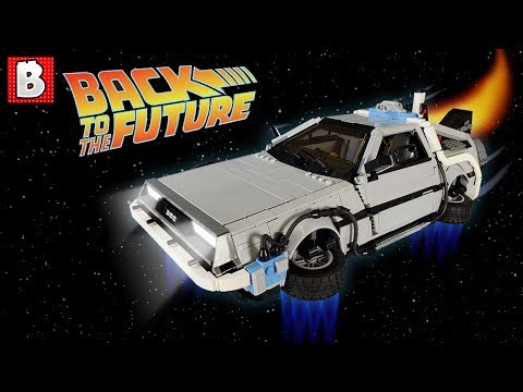 LEGO UCS DeLorean Time Machine Custom Back To The Future Model!