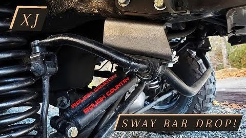 Sway Bar Drop On Jeep Cherokee! Rough Country
