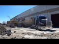 Loaded kenworth with straight pipes, LOUD JAKE BRAKE | cat c-15 6NZ