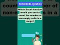 Excel Quiz Showdown – How Fast Can You Solve It?