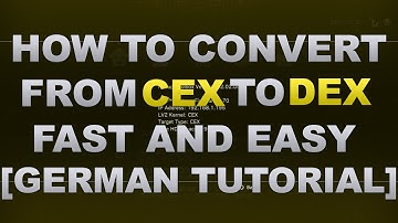 [German] How To Convert From CEX To DEX - Fast And Easy