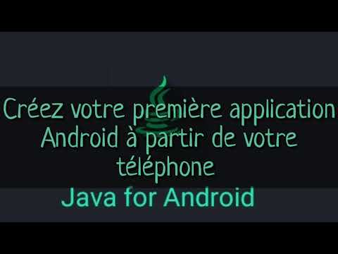 Créer votre application Android avec votre téléphone en utilisant Java N-IDE
