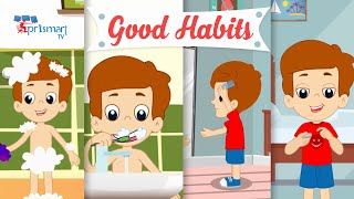 Good Habits | English Nursery Rhymes| Kids Songs| Rhymes for Kids| PRISMART T screenshot 4