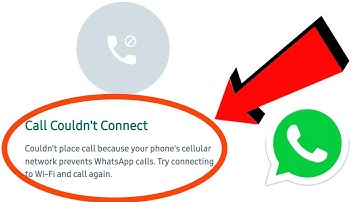 WhatsApp Call Couldn