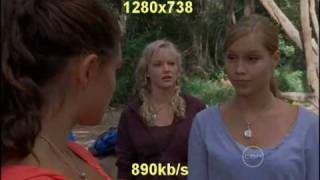 1280x736 890kb/s from Xvid 608x352 1500kbps