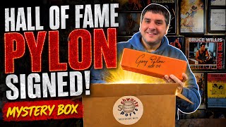 Pristine Auction Exclusive Schwartz Sports Hall of Famer Signed Football Pylon Mystery Box! 