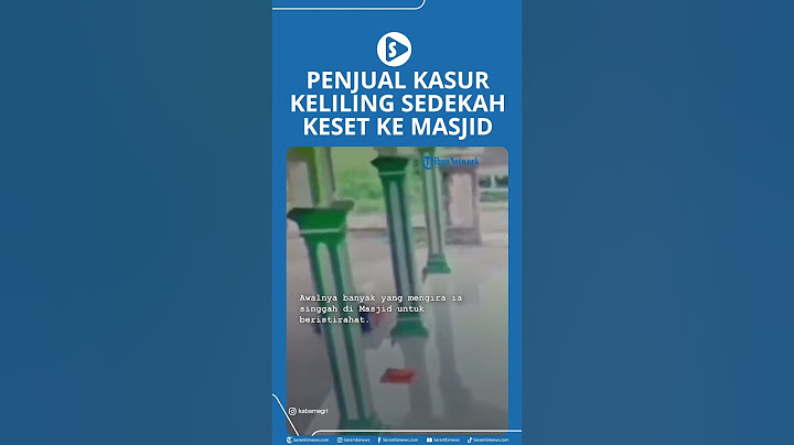 Terekem CCTV Masjid Seorang Penjual Kasur Keliling Sedekah Keset Meski Dagangan Belum Laris TikTok,