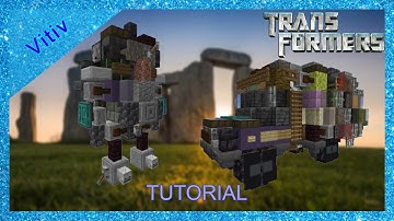 Transformers Daytrader in Minecraft - 1:1 Scale - Tutorial