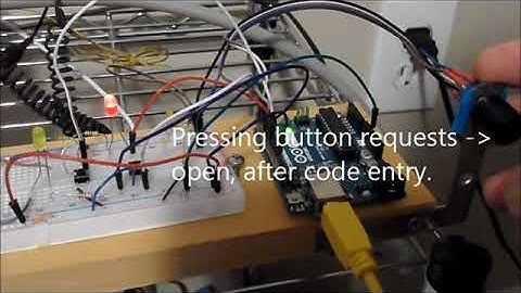 arduino combo lock